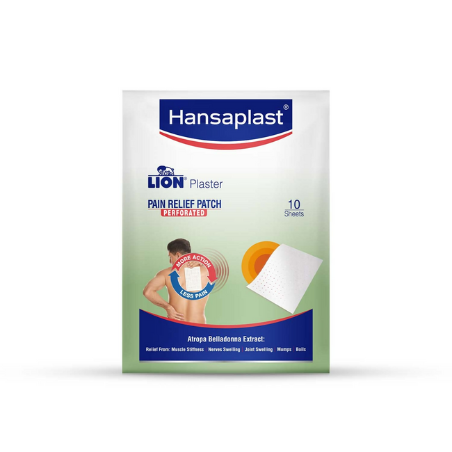 Hansaplast Lion Heat Plaster Back and Neck Pain Relief Patches Set of 30 pcs Hover Image