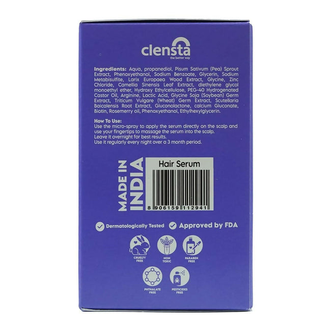 Clensta Rosemary Redensyl Hair Growth Serum Main Image