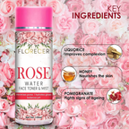 Florecer Rose Water Face Toner & Mist