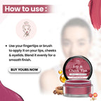 The Natural Wash Crazy Coaster Lip & Cheek Tint with Grape Seed Oil