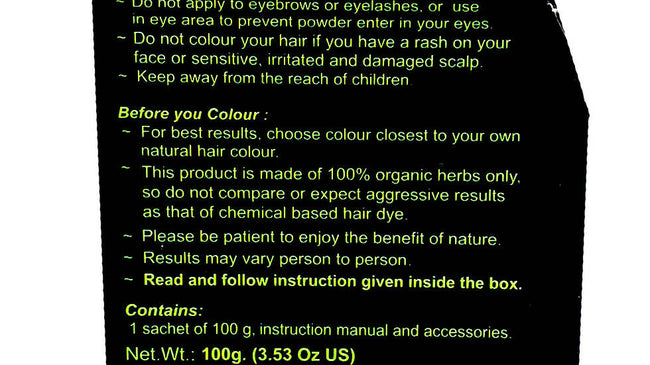 Radico Organic Hair Colour-Dark Brown Main Image