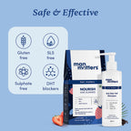 Man Matters Biotin Stage 1 Hair Loss Kit - Hair Gummies & Anti Hair Fall Shampoo With DHT Blocker, Biotin & Caffeine