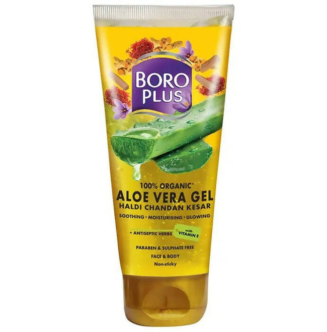 Boroplus 100% Organic Aloe Vera Gel Haldi Chandan Kesar Main Image