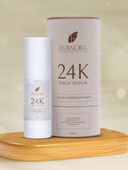 Flawora Anti-Grey Hair Serum, D-Tan Lotion and Gold Face Serum Combo