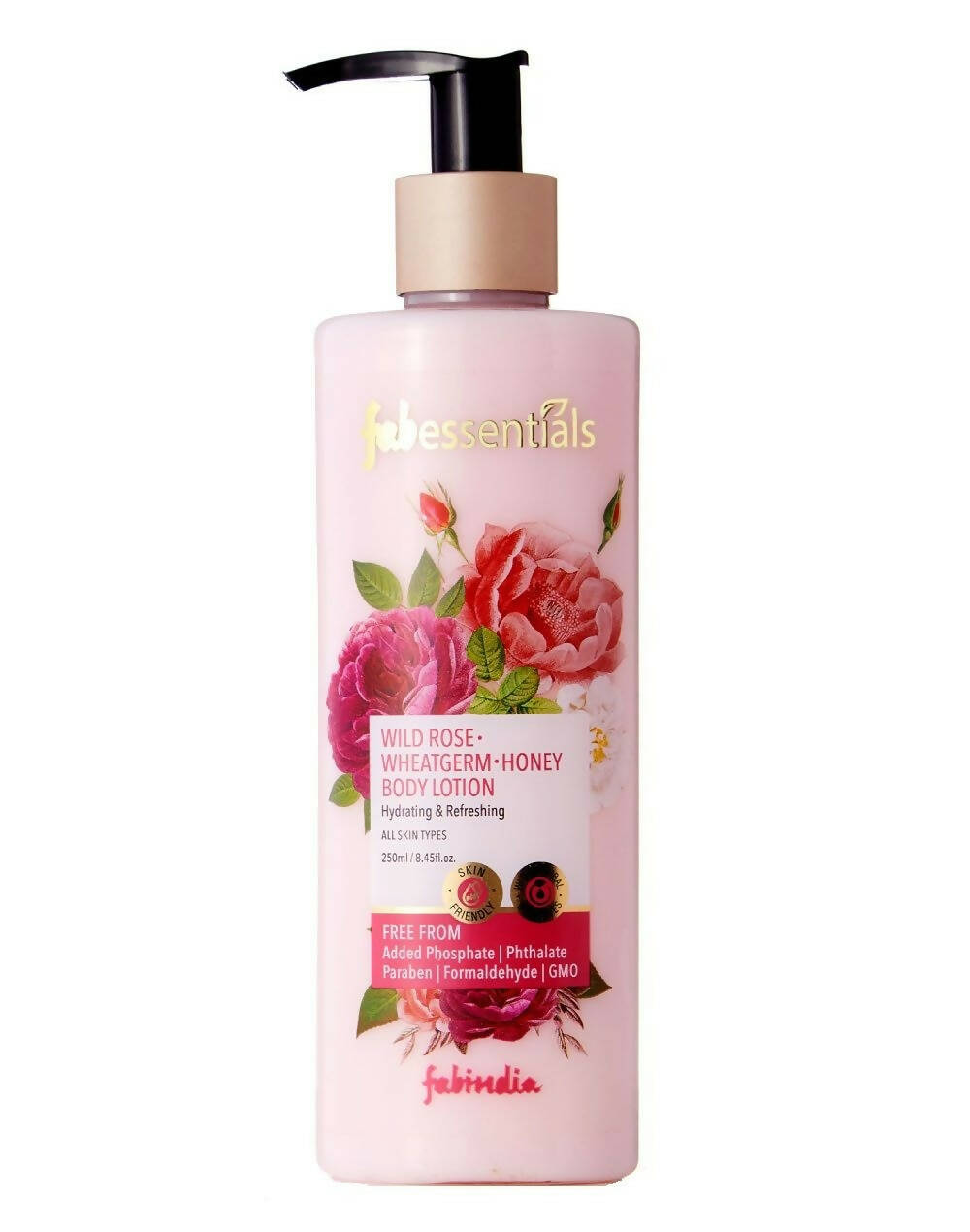 Fabessentials Wild Rose Wheatgerm Honey Body Lotion