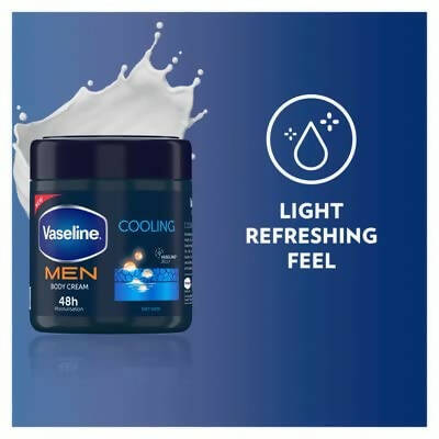 Vaseline Men Cooling Moisturizing Body Cream For Dry Skin