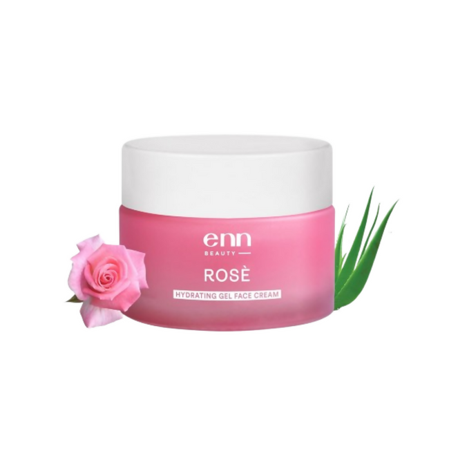 Enn Rose Ultra Light Hydrating Gel Face Cream Moisturizer For Soft & Glowing Skin With Rose Oil Hover Image