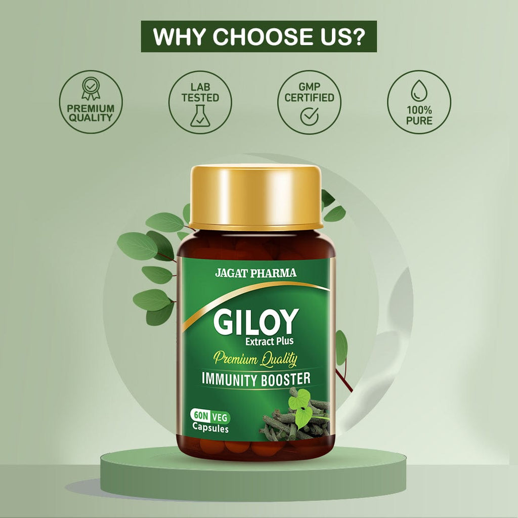 Jagat Pharma Giloy Extract Plus Capsule | Immunity Booster