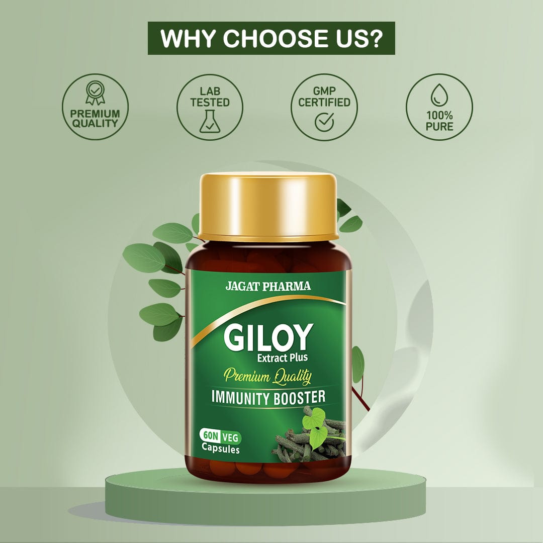 Jagat Pharma Giloy Extract Plus Capsule | Immunity Booster