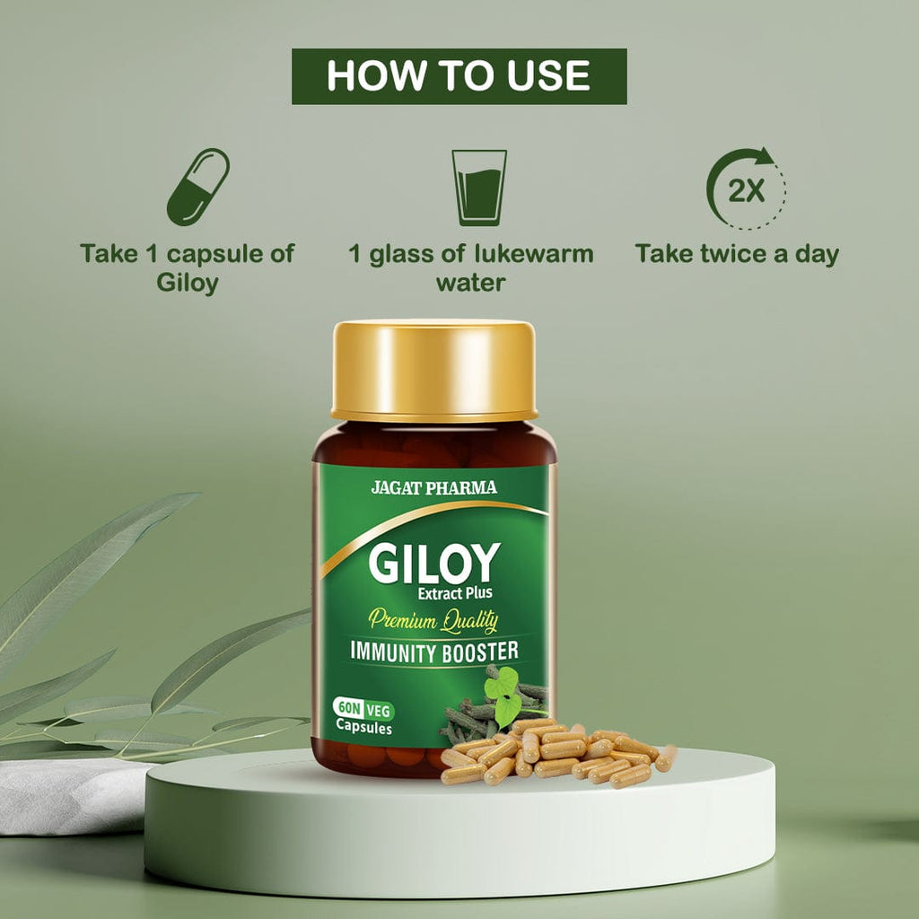 Jagat Pharma Giloy Extract Plus Capsule | Immunity Booster