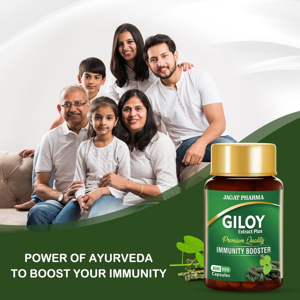 Jagat Pharma Giloy Extract Plus Capsule | Immunity Booster