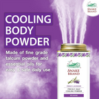 Snake Brand Lavender Prickly Heat Cooling Talcum Powder