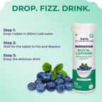 Sanfe Active Nutrition Biotin Caffeine Effervescent Tablets For Hair Growth