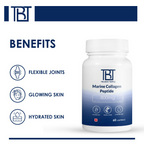 The Body Temple Marine Collagen Peptide 800mg for Healthy & Shiny Hair and Strong Nails