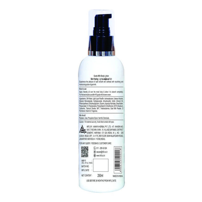 Hi9 Goats Milk Body Lotion Main Image