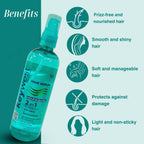 Keywest Professional Keratin Gloss Hair Serum - 2in1 Formula Anti-Frizz + Smoothening