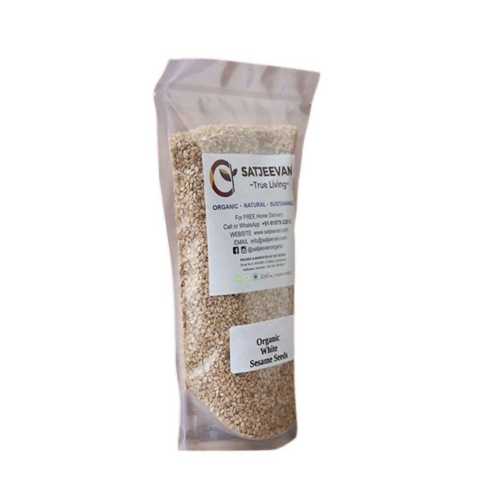 Satjeevan Organic White Sesame Seeds
