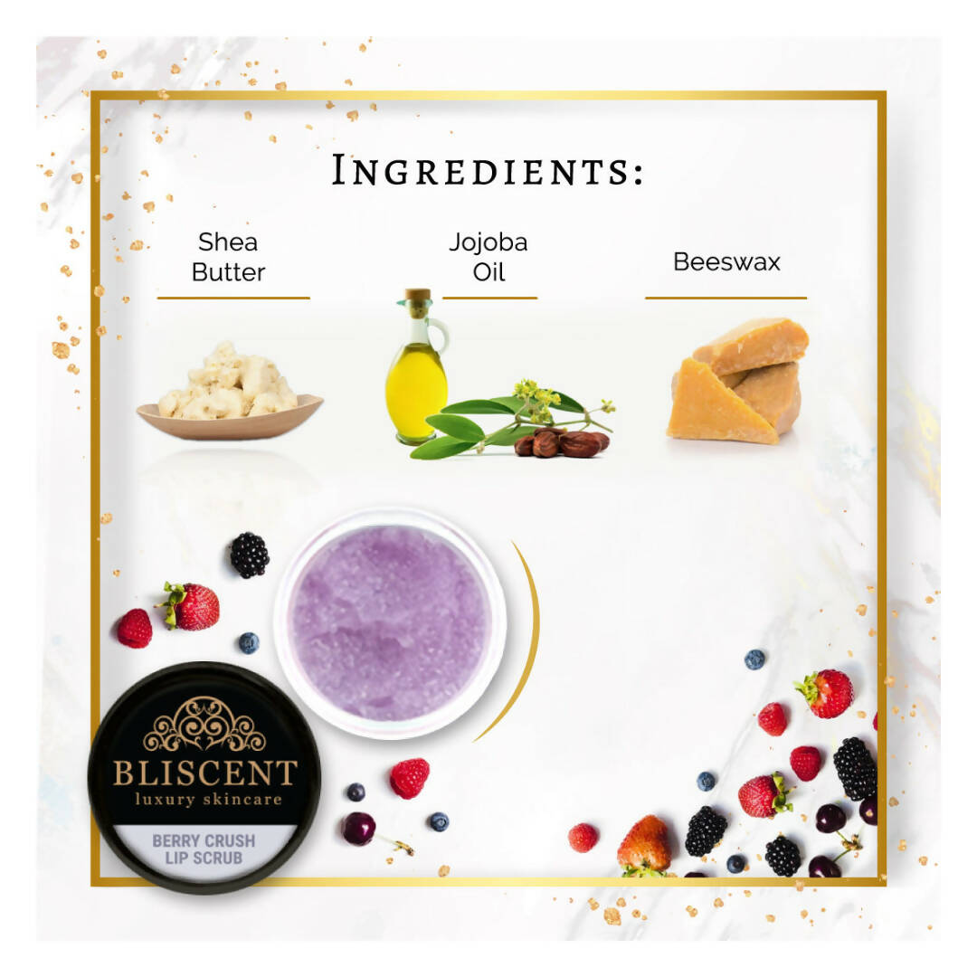 Bliscent Berry Crush Lip Scrub