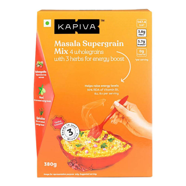 Kapiva Ayurveda Masala Supergrain Mix - Energy Boost Hover Image