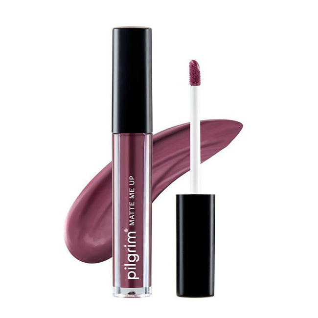 Pilgrim Liquid Matte Lipstick with Hyaluronic Acid - Mauve Desire Hover Image