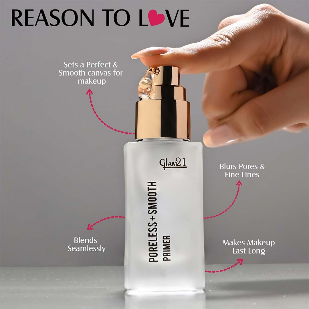Glam21 Poreless & Smooth Primer With Natural Glow Finish