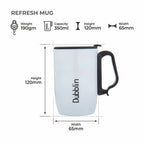 Dubblin Refresh Stainless Steel Mug