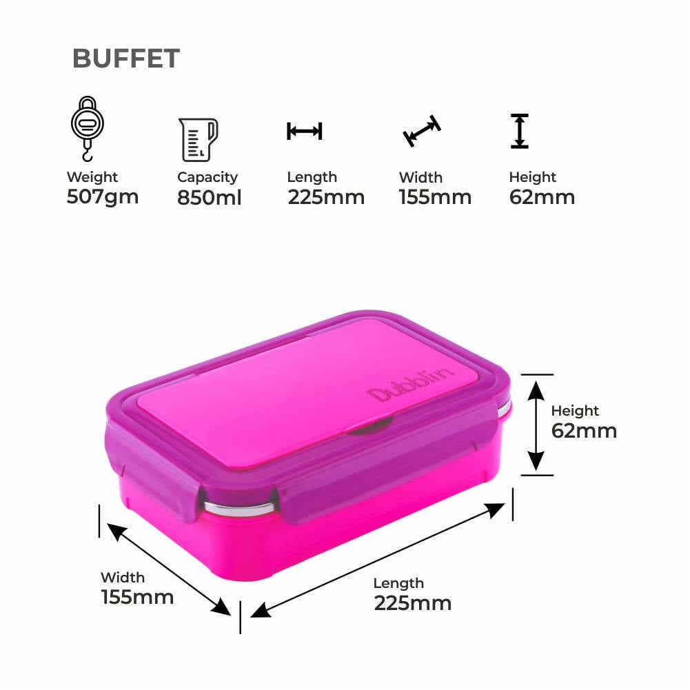 Dubblin Buffet Stainless Steel Lunch Box