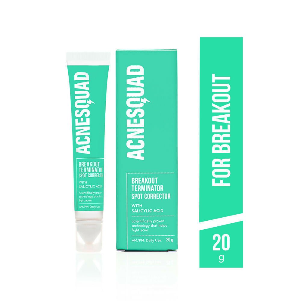 Acne Squad Salicylic Acid Cleanser & Active Acne Spot Corrector Combo