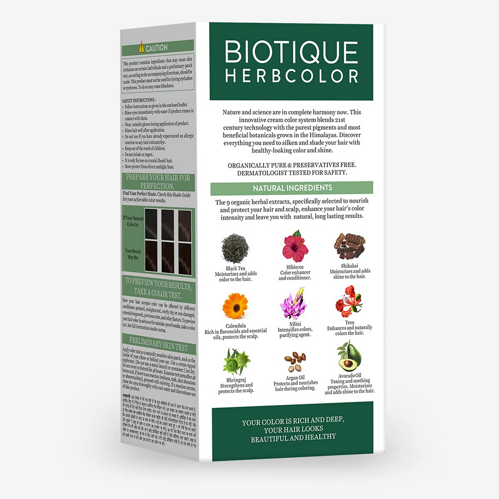 Biotique Herbcolor Conditioning Hair Colour Ammonia Free (Brown 4N )