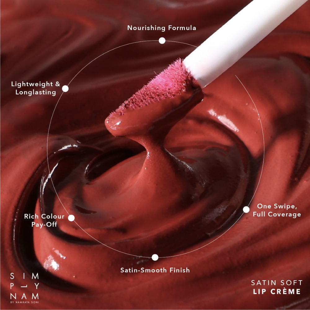 Simply Nam Satin Soft Lip Creme - Disha Mulled Pink