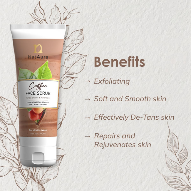 NatAura Coffee Face Scrub Main Image