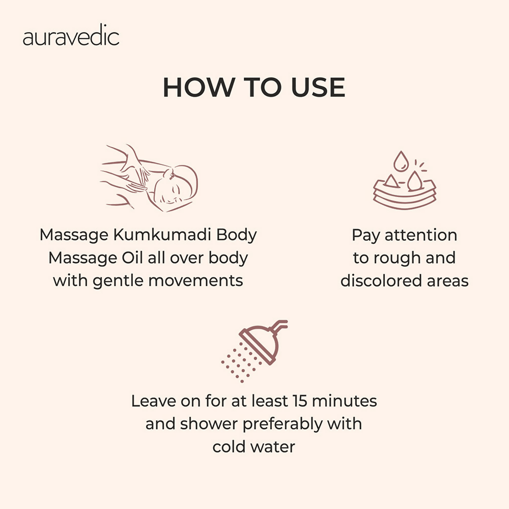Auravedic Kumkumadi Full Body Massage Oil