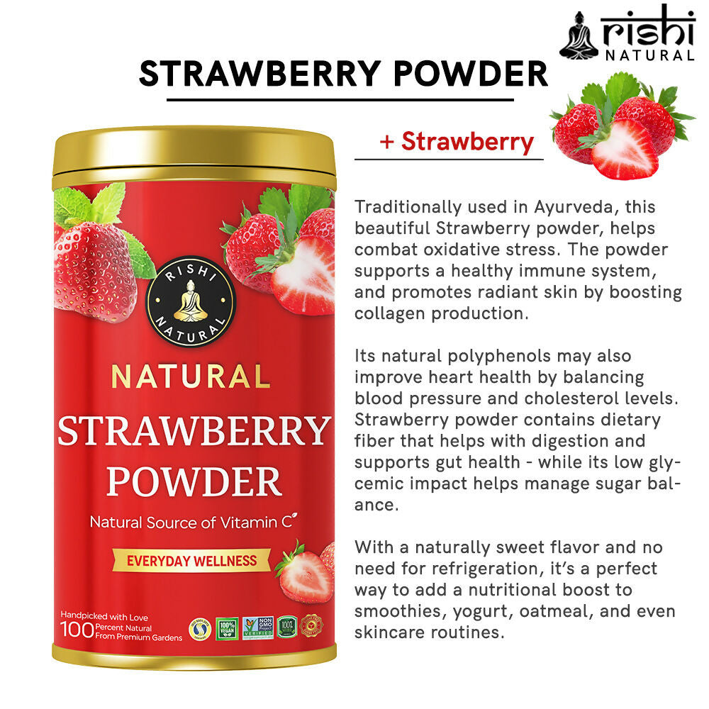 Rishi Natural Strawberry Powder