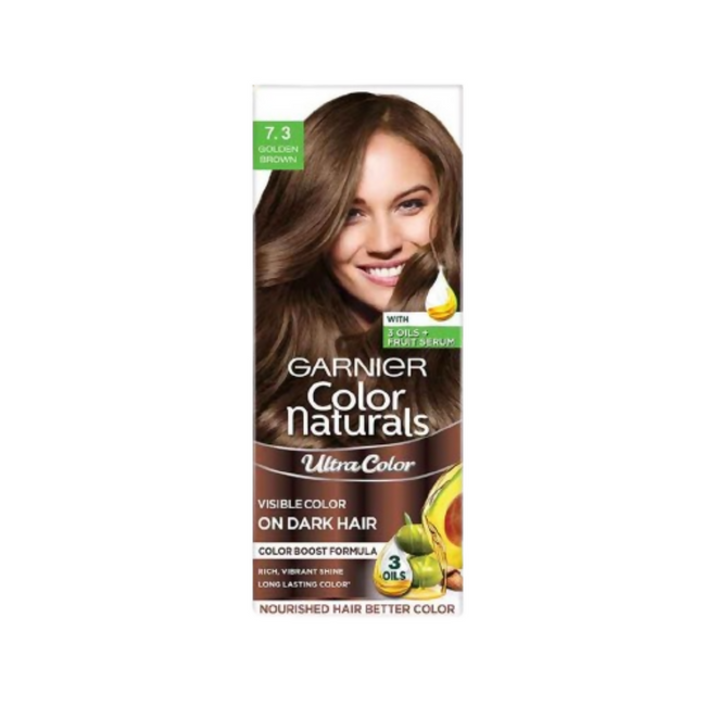 Garnier Color Naturals Ultra Hair Color - 7.3 Golden Brown Hover Image