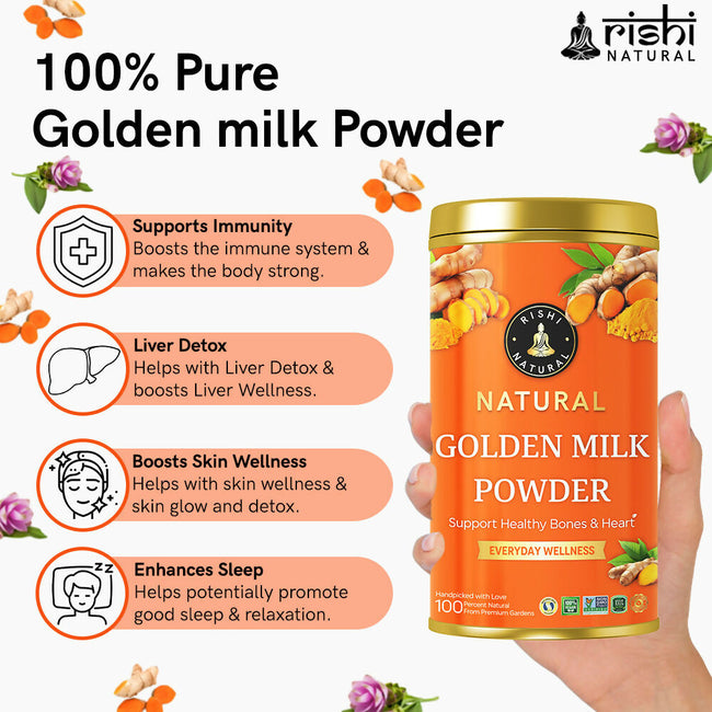 Rishi Natural Golden Milk Powder Main Image