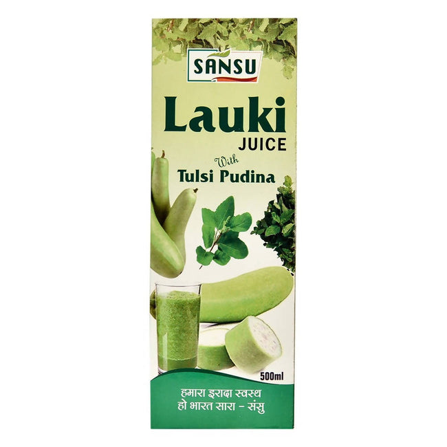 Sansu Lauki (Bottle Gourd) Juice with Tulsi Pudina Hover Image
