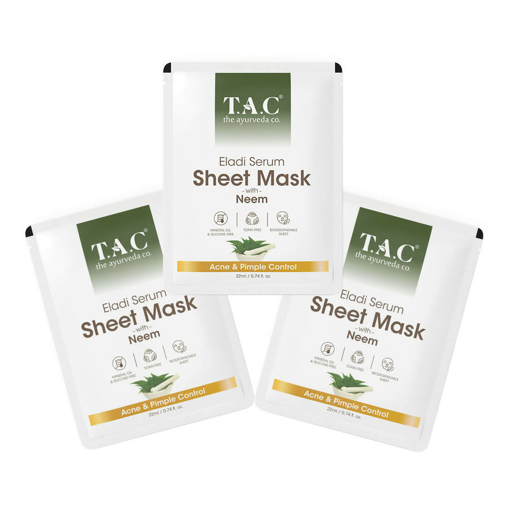 TAC - The Ayurveda Co. Eladi Serum Sheet Mask with Neem