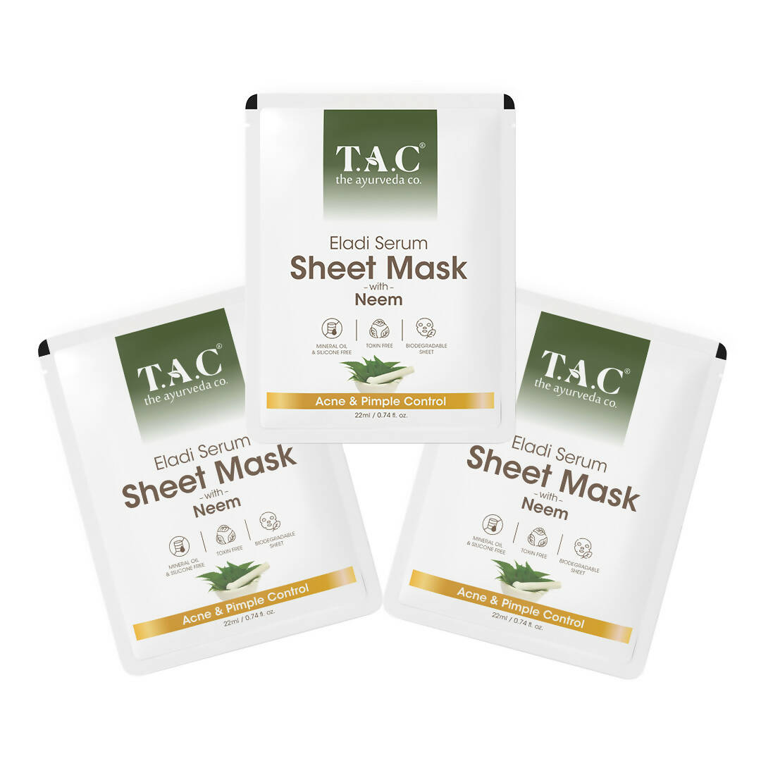 TAC - The Ayurveda Co. Eladi Serum Sheet Mask with Neem