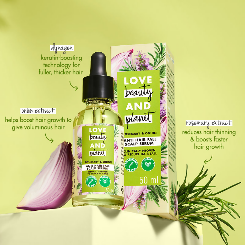 Love Beauty And Planet Onion & Rosemary Anti Hairfall Scalp Serum