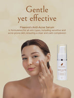 Flawora Anti-Grey Hair Serum, Anti Acne Serum & Gold Face Serum Combo