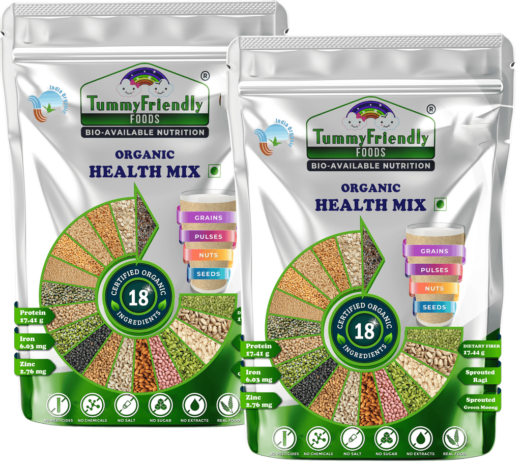 TummyFriendly Foods Organic Health Mix Pack for Kids and Adults No Pesticides, No GMO