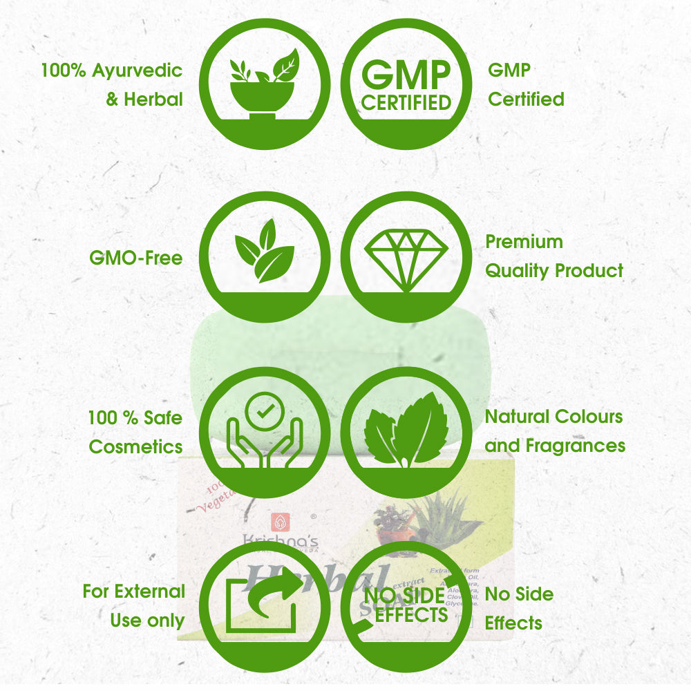 Krishna'S Herbal & Ayurveda Herbal Soap Fully Hydrated