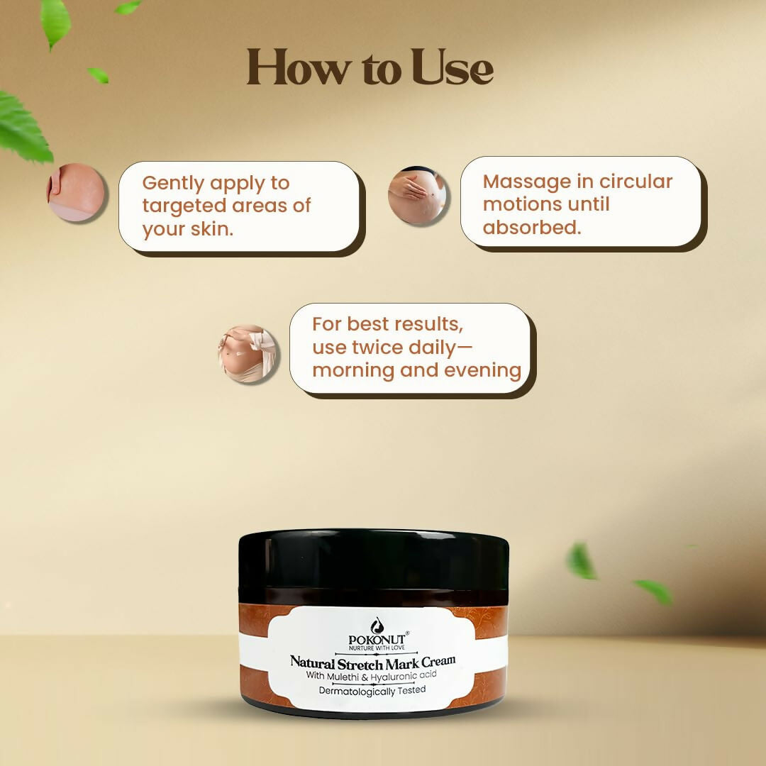 Pokonut Natural Stretch Mark Cream