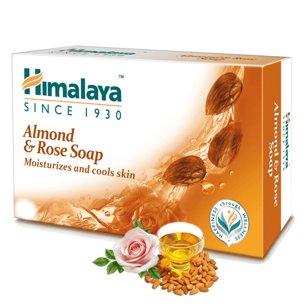 Himalaya Herbals Almond and Rose Soap