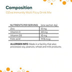 OZiva Plant Based Immunity Multivitamins Fizzy Drink Mix