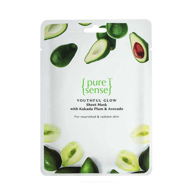 Pure Sense Youthful Glow Sheet Mask with Kakadu Plum & Avocado Hover Image