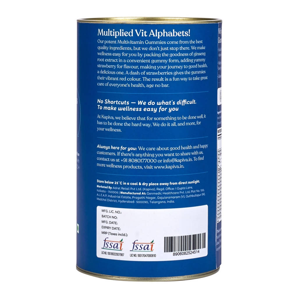 Kapiva Ayurveda Multivitamin Gummies For Kids And Adults