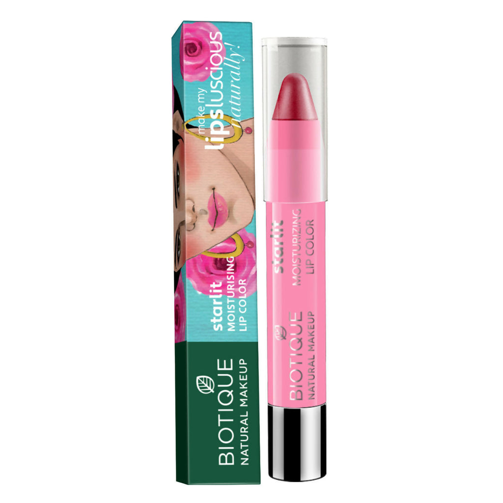 Biotique Starlit Moisturising Lipstick - Crimson Pop