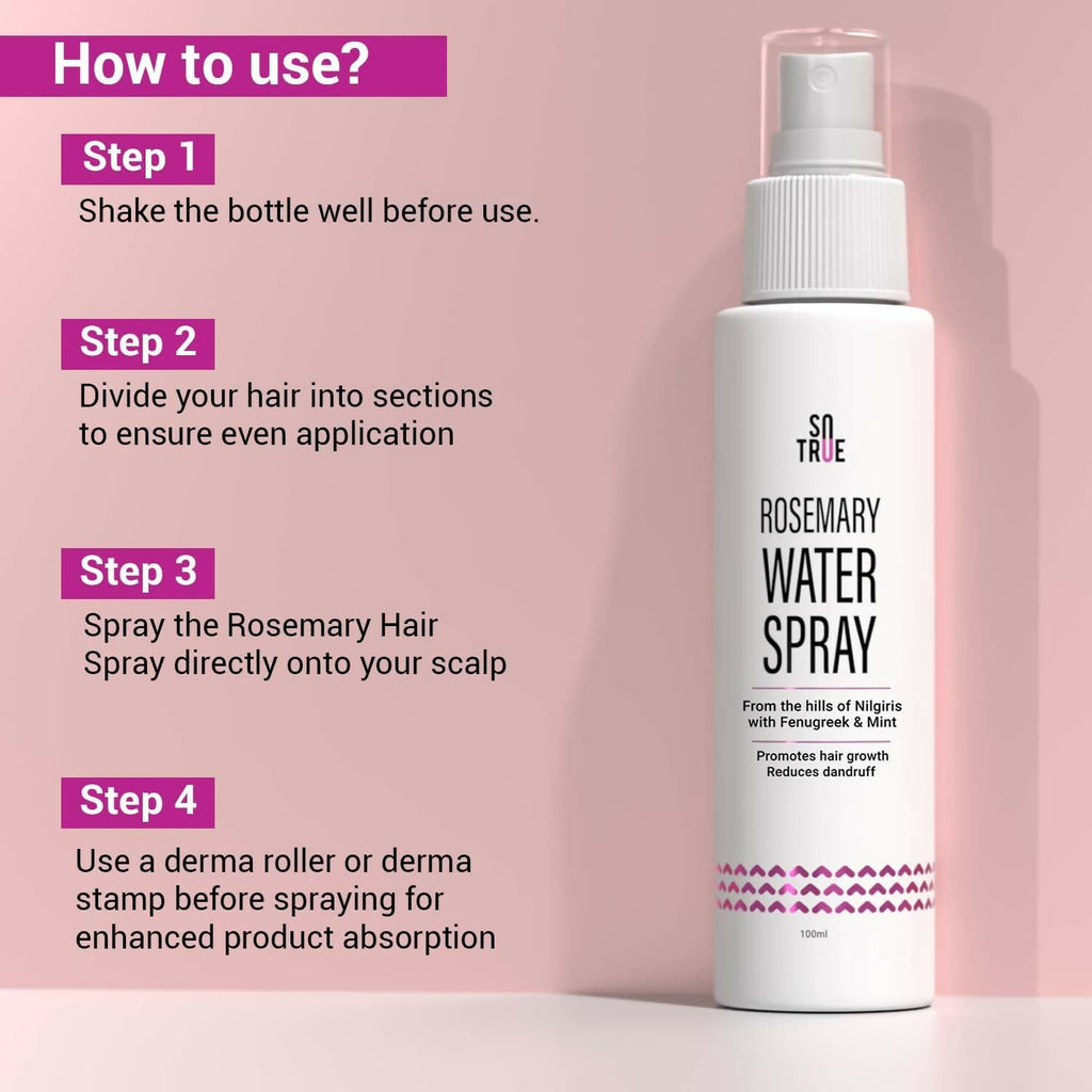 Sotrue Rosemary Water Spray For Hair Growth