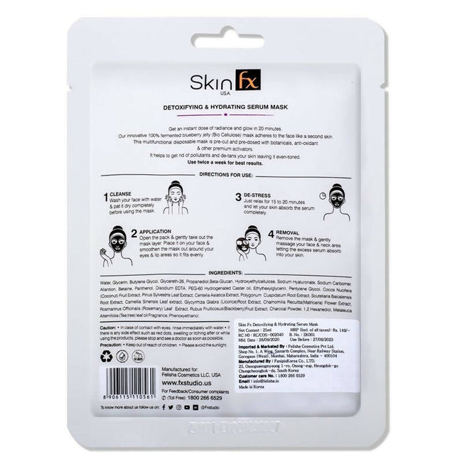 Skin Fx Detoxifying & Hydrating Serum Mask Main Image